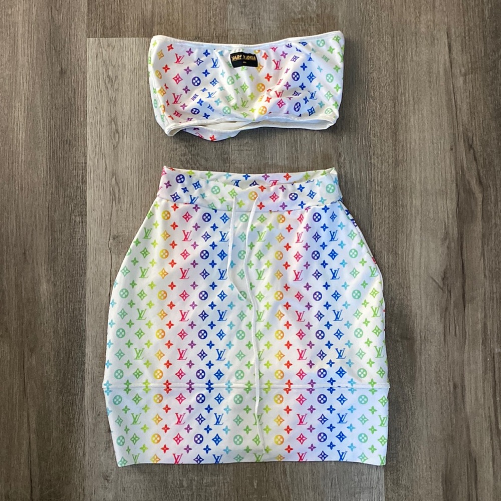 Maddy Louis Vuitton faux outfit